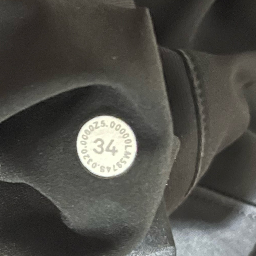 NEW Lululemon Commission Pant Slim 34" *Warpstreme Black size 34 - Picture 7 of 7